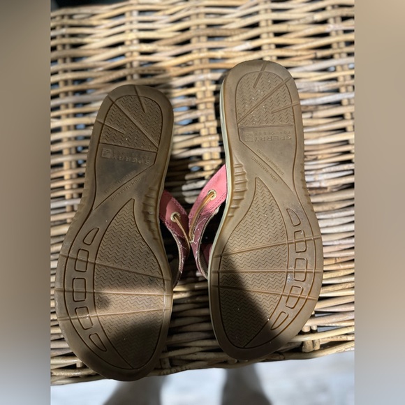 Sorry women’s sandals pink and tan - Picture 2 of 5